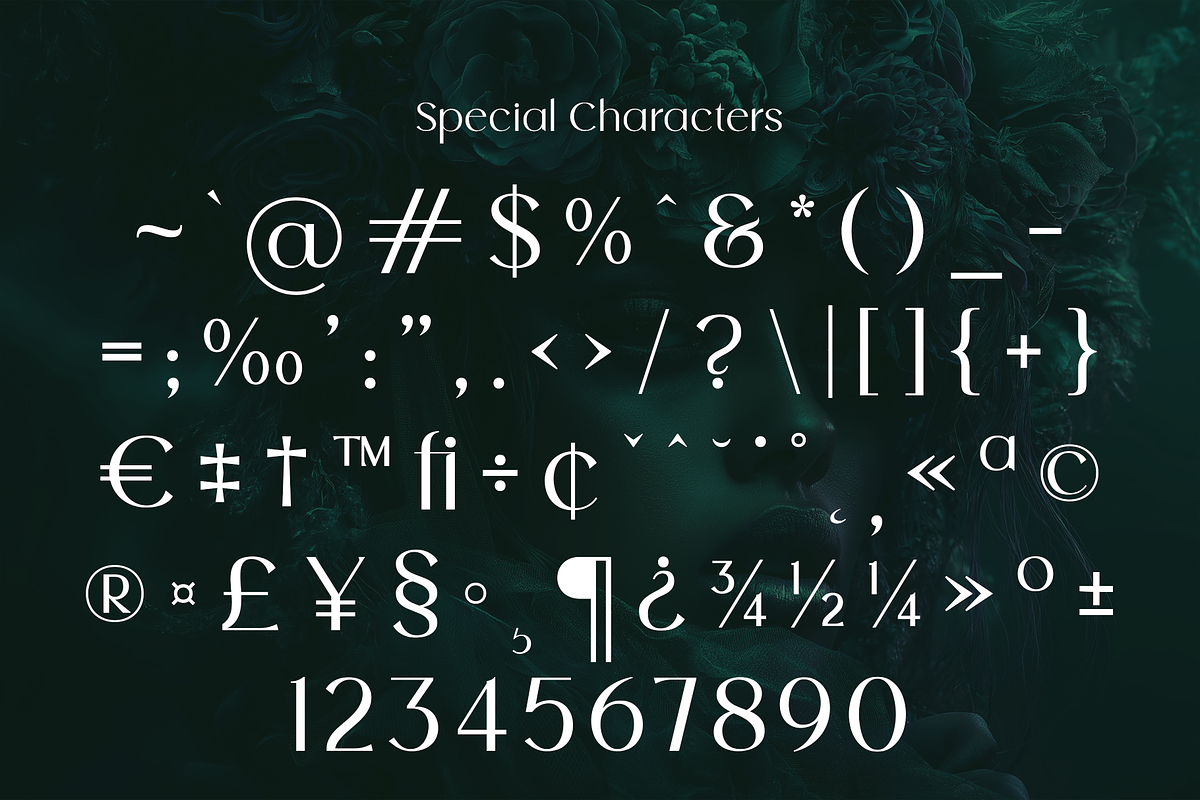 Luxmont - Elegant Floral Typeface, a Serif Font by HipFonts (Photo 7 of 10)