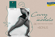 Curvy BODY POSITIVE art Velvet Jade, an Illustration by brialinas (Thumbnail 1 of 13)