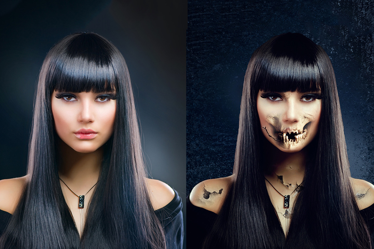 Skull Face Ps Action, an Action Add-On by ArtPlanet (Photo 7 of 13)