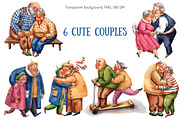 Happy Old Age - Watercolor Set, a Person Illustration by Mashamashastu (Thumbnail 2 of 13)