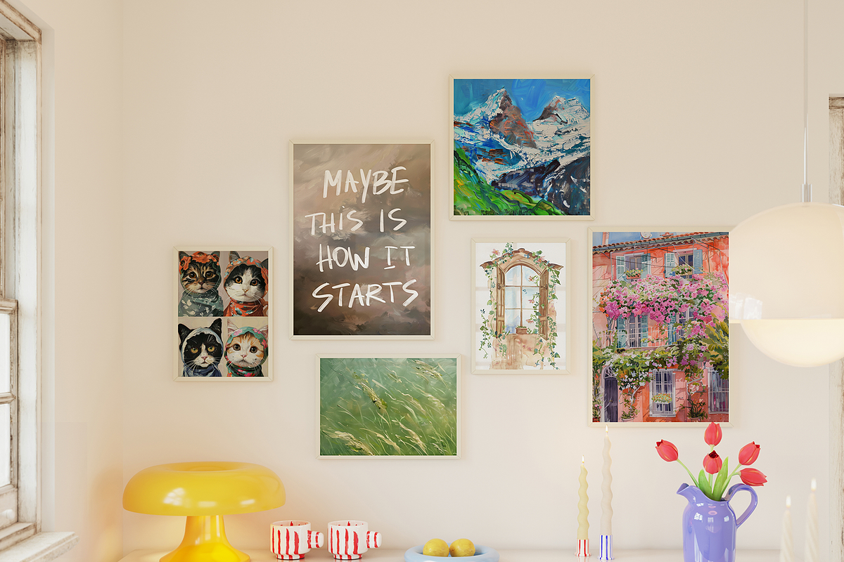 Mix Gallery Prints, a Background Graphic by lerinartstudio (Photo 6 of 9)