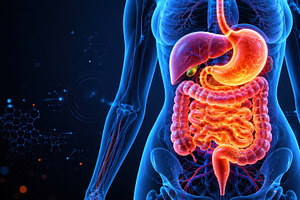 Human digestive system in detail, a Photo by Beautiful things
