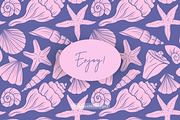 Hand-Drawn Marine Clipart & Patterns, a Decorative Illustration by CapriceMeDesigns (Thumbnail 21 of 21)
