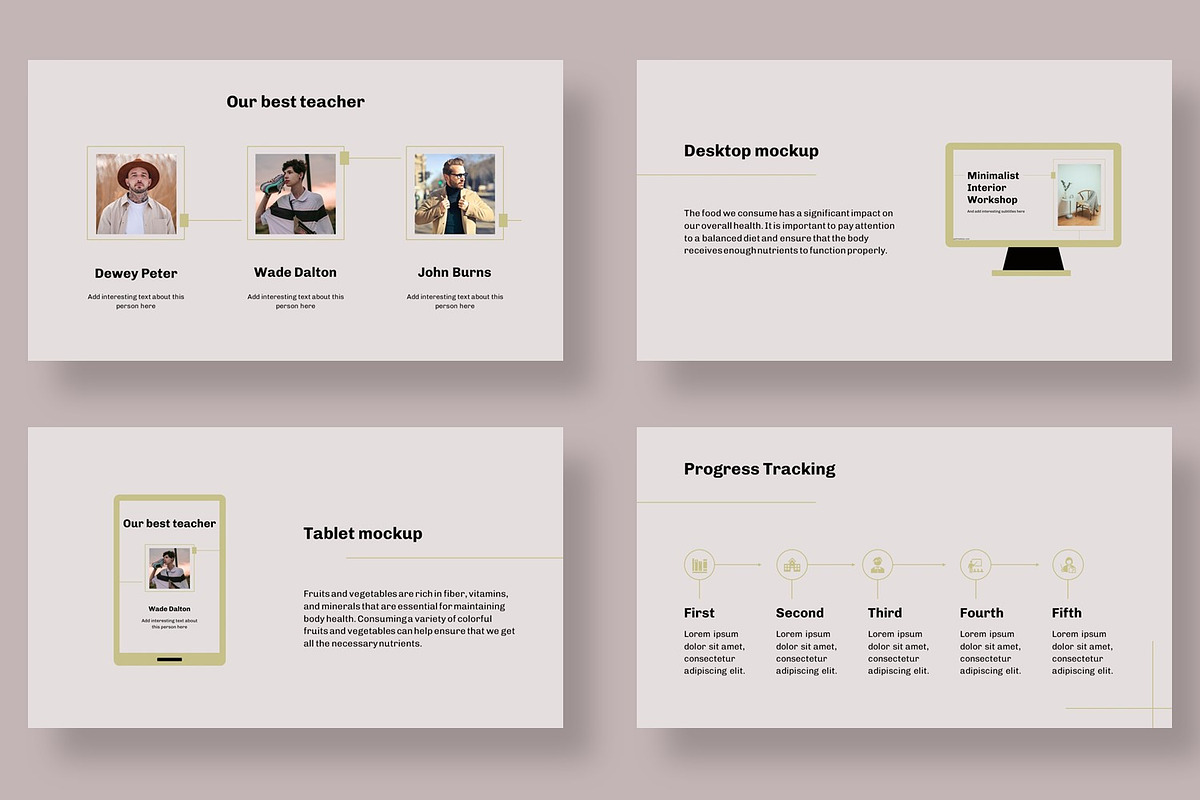 Interior Design Presentation, a Presentation Template by BumbleGraph Studio (Photo 2 of 7)