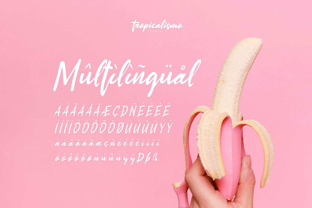 Tropicalismo Typeface, a Script Font by ikiiko (Photo 6 of 6)