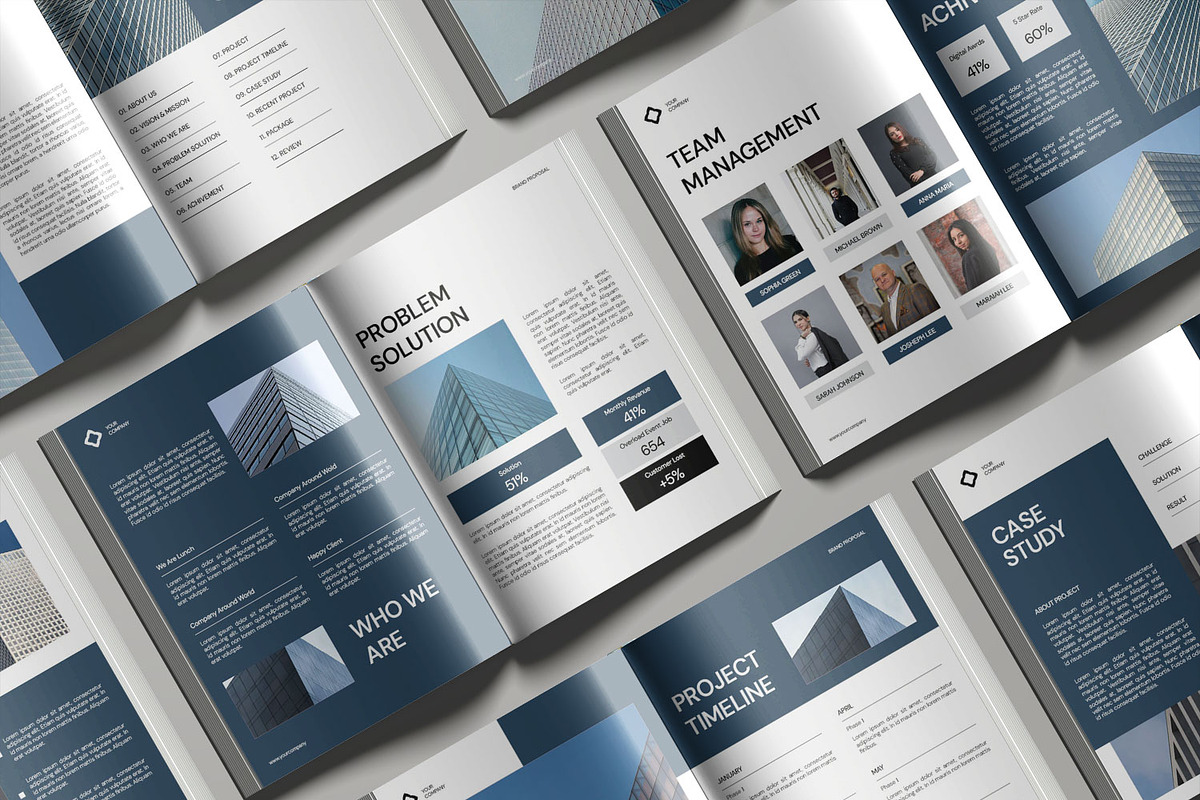 Brand Proposal Template, a Magazine Template by Haps Space (Photo 7 of 8)