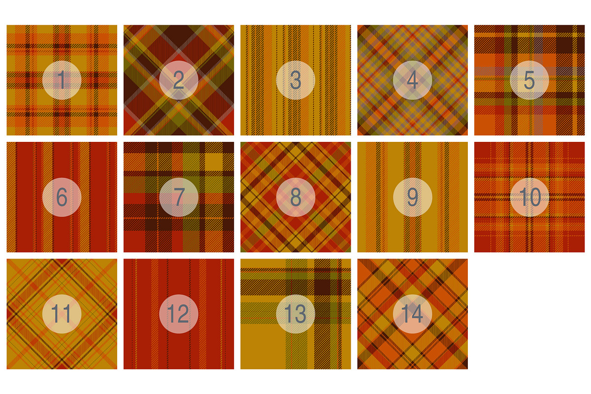 #70 Autumn Plaids | Fall Patterns, a Pattern Graphic by Plaid4You (Photo 2 of 9)