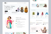 E-Commerce Landing Page Design, a Landing Page Template by UiDex (Thumbnail 2 of 4)