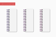 Pastel Leather Digital Binder Rings, an Object Graphic by 3PointsCreative (Thumbnail 6 of 7)