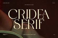 Cridea Elegant Serif Font