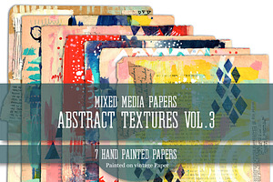 Mixed Media Papers:Abstract Textures