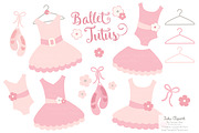 Soft Pink Ballet Tutus Clipart, an Illustration by Amanda Ilkov (Thumbnail 1 of 2)