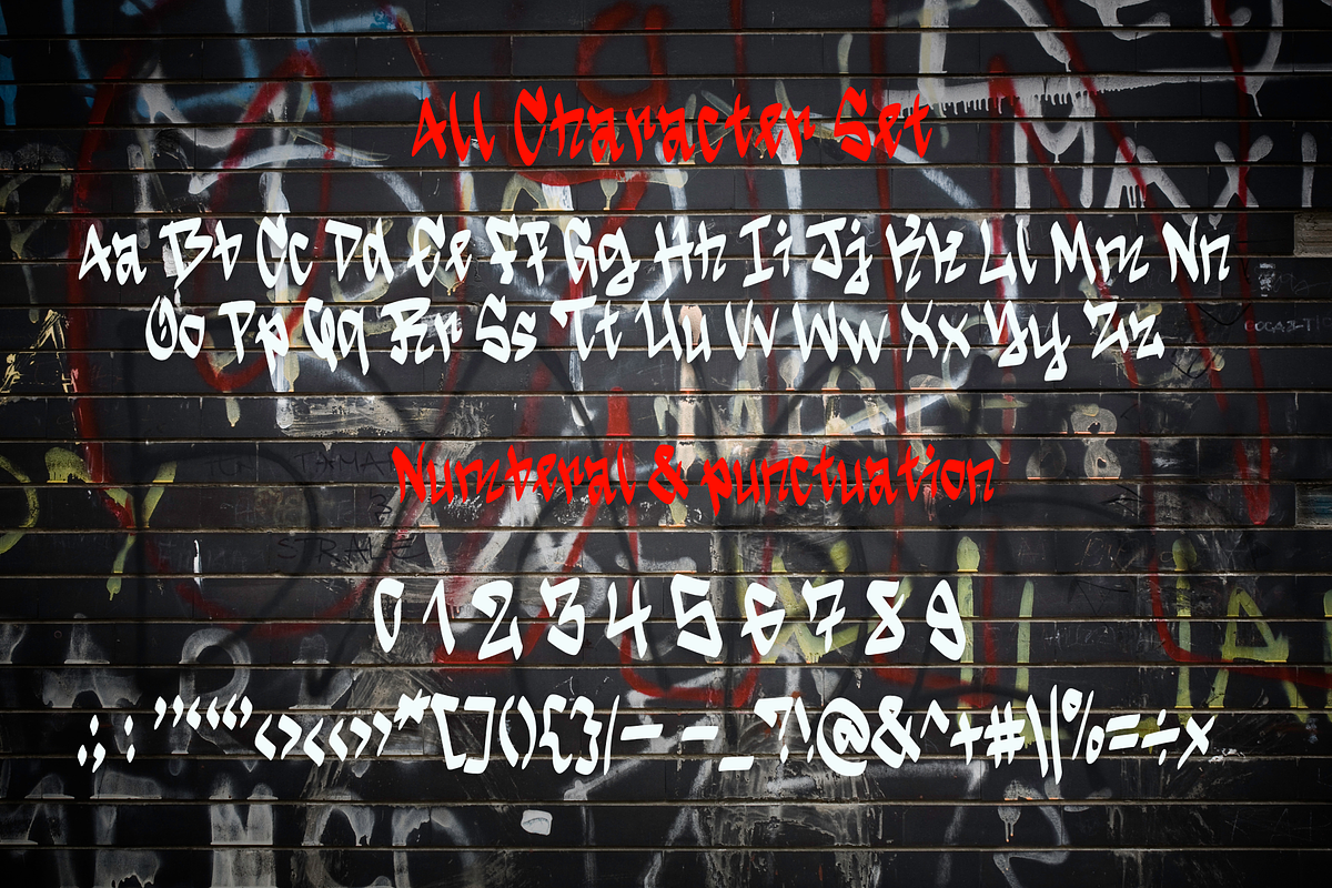Taglord is a graffiti-tagging font, a Handwritten Font by Brown Cupple (Photo 7 of 8)