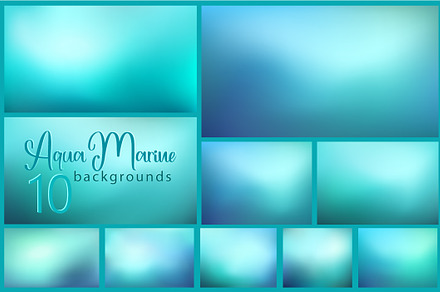 10 Teal aquamarine backgrounds