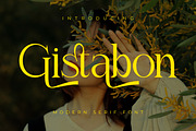 Gistabon, a Serif Font by Rishsketch (Thumbnail 1 of 13)