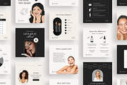 Canva Esthetician templates, a Social Media Template by LiliesandBerries (Thumbnail 9 of 19)