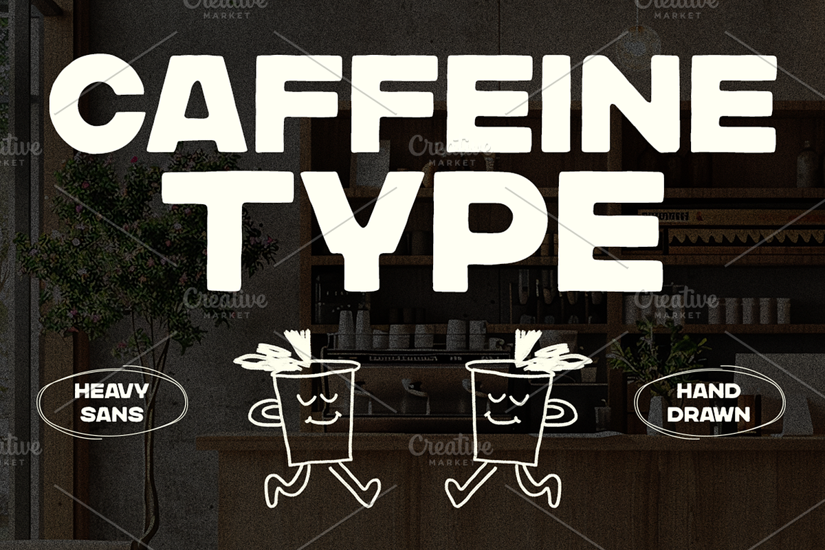Daily Brew - Bold Display Cafe Font, a Sans Serif Font by Pekotype (Photo 2 of 15)