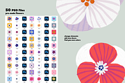 12 seamless floral patterns psd, a Pattern Graphic by ARTMIRU (Thumbnail 21 of 24)