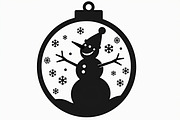 Christmas Laser Cut Ornament Bundle, a Graphic by musafir_fashion (Thumbnail 6 of 16)