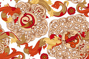 Medieval Mythical Creatures, a Pattern Graphic by Elen-Lane (Thumbnail 6 of 9)