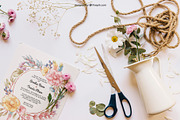 Pastel Wedding Invitation, an Invitation Template by Cyrah's Collection (Thumbnail 3 of 4)