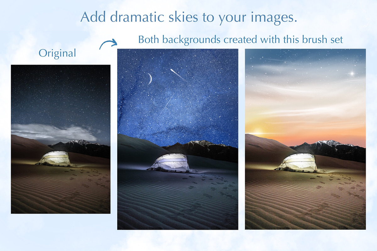 Above & Beyond - Sky & Galaxy, a Brush Add-On by SketchWerx (Photo 8 of 14)