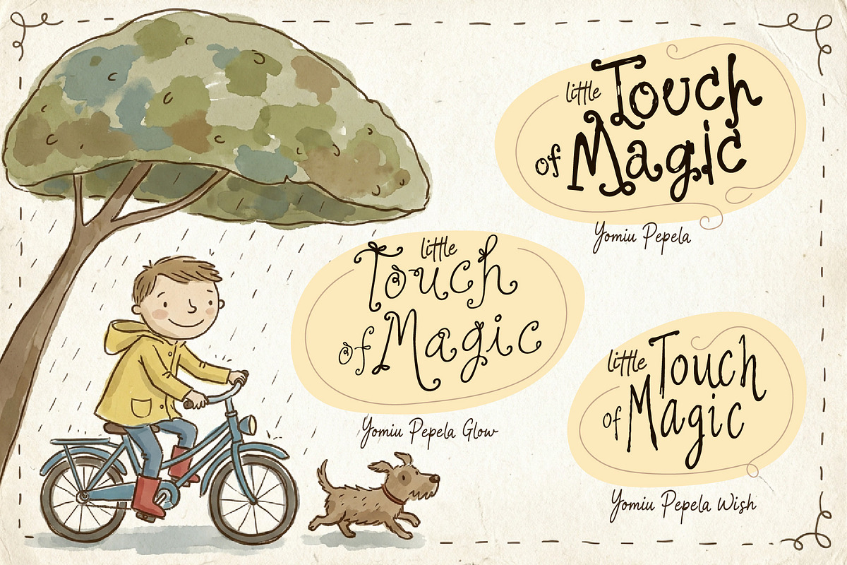 Yomiu Pepela Font Trio of Wonder, a Handwritten Font by HypeWorksCo (Photo 10 of 33)