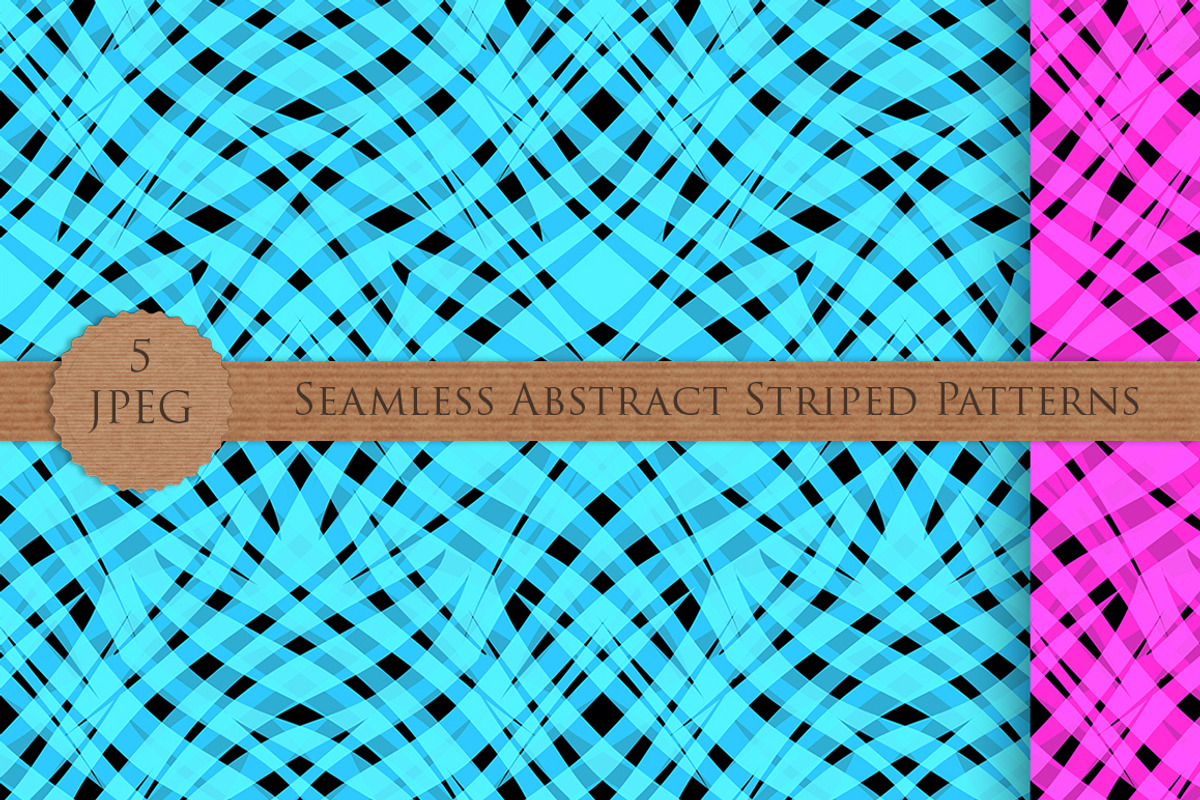 Seamless abstract striped pattern, a Pattern Graphic by Futurel (Photo 4 of 4)