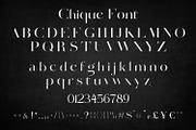 Chique - Luxury Modern Serif, a Serif Font by OWPictures (Thumbnail 7 of 7)