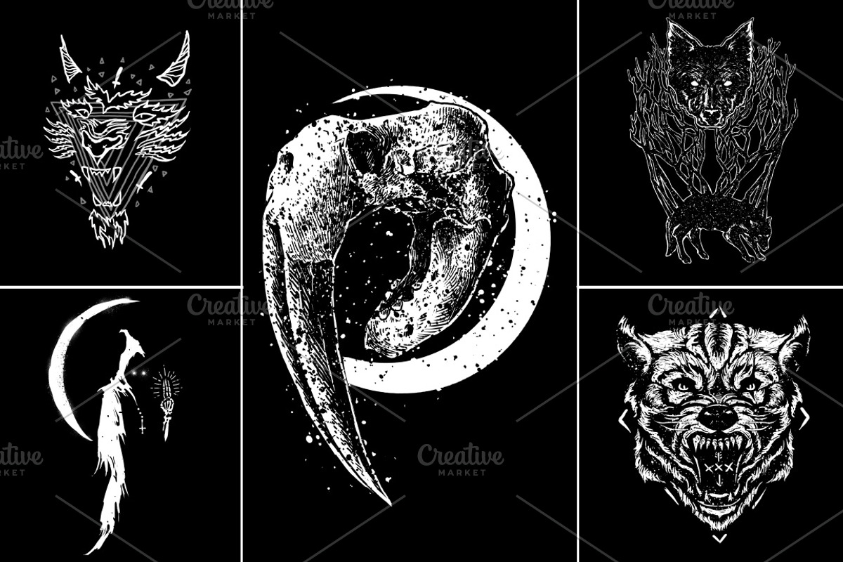 100 T-Shirt Designs Super Collection, an Animal Illustration by Design by sebrodbrick (Photo 19 of 35)