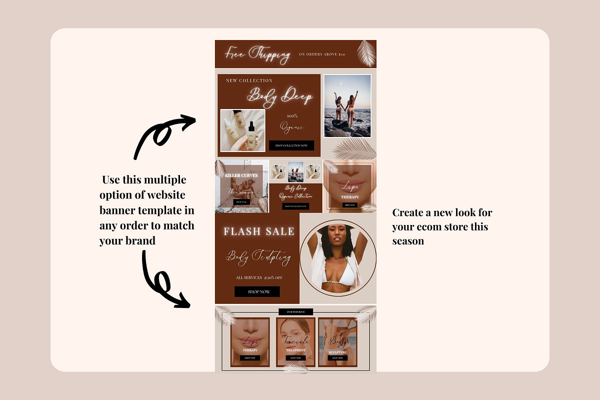 Canva Website Banner Templates -Bold preview 2
