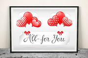 SET / 5 / SALE with Red balloons, an Invitation Template by Nadin_Lebedeva (Thumbnail 2 of 5)