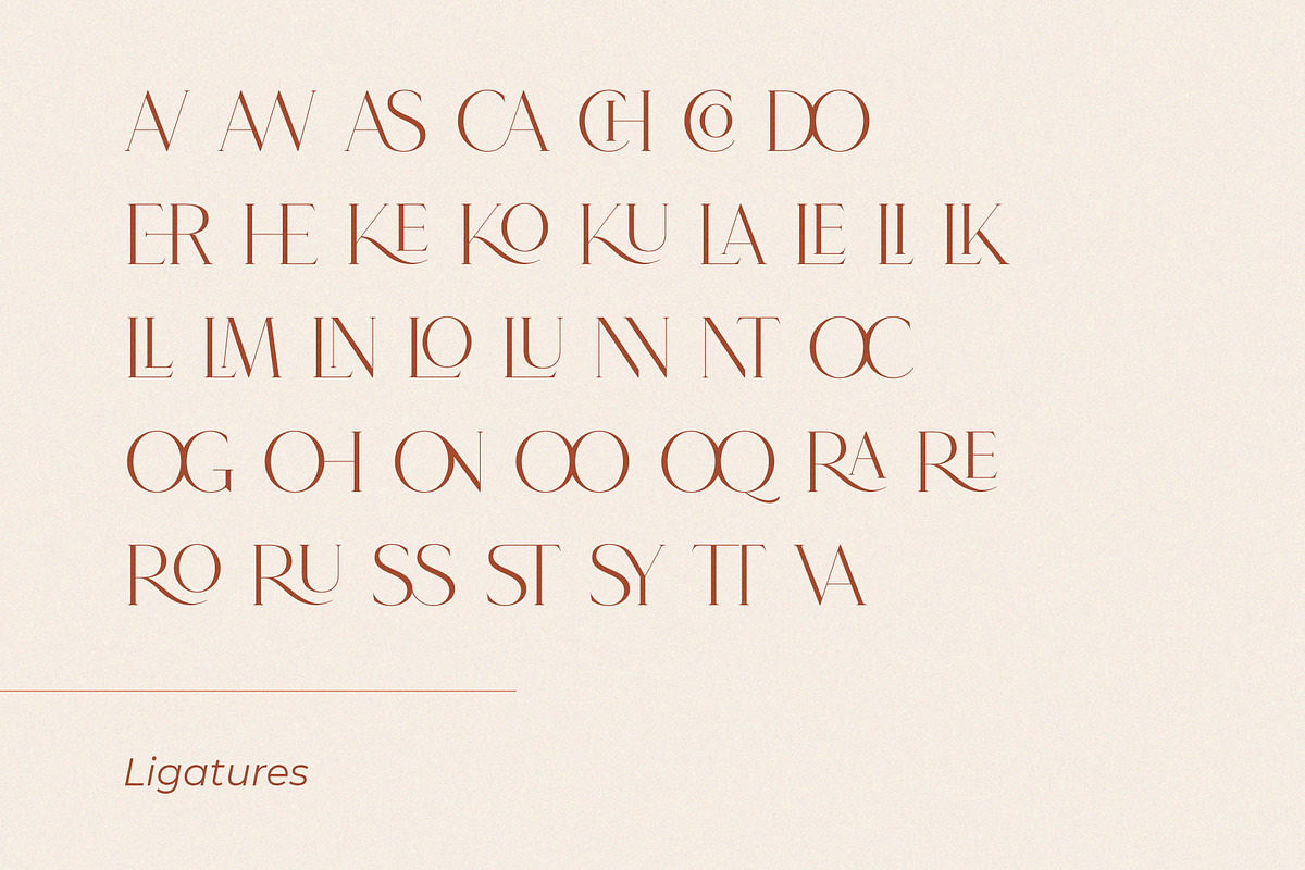 Roseritta - Ligature Serif, a Serif Font by BrandSemut (Photo 11 of 11)