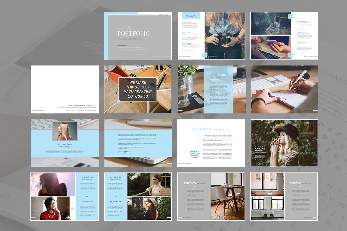 Multipurpose Corporate Portfolio, a Brochure Template by Typography Prime (Photo 11 of 12)