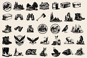 Vintage Outdoor Camping illustration, an Object Illustration by Nocturnal Wolf (Thumbnail 15 of 18)