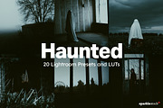 20 Haunted Lightroom Presets and LUT, a Preset Add-On by SparkleStock (Thumbnail 1 of 16)