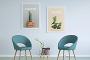 Frame Poster Mockup, a Print Template by AlkStudio (Thumbnail 3 of 5)