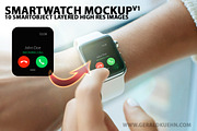 Smartwatch Mockups Bundle v1, a Wearable Device Mockup by Abstract Background (Thumbnail 1 of 12)