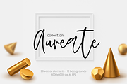 Aureate 3D objects collection, an Object Graphic by VitalexStudio (Thumbnail 1 of 8)