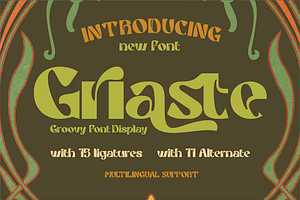 Griaste Groovy Retro Font