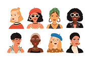 Modern women portraits set, a Person Illustration by Good Studio (Thumbnail 2 of 6)