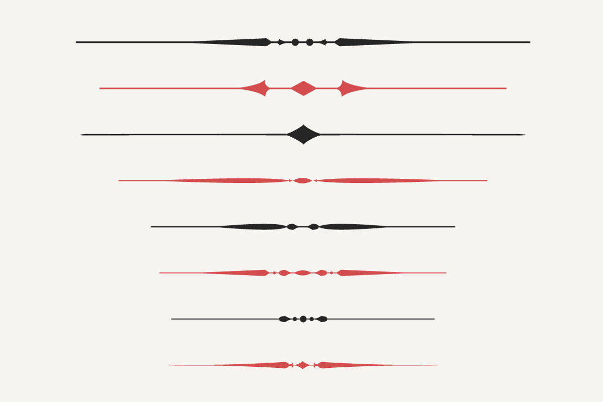 Vintage Text Dividers N°4, an Illustration by Webalys (Photo 3 of 3)