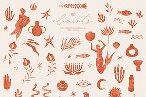 Terracotta Illustration Collection