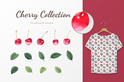 Сherry collection, a Pattern Graphic by oKOLOstyle (Thumbnail 4 of 7)