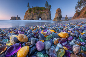 The sunset at Olympic National Park, a Nature Photo by ZinetroN