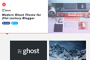 Azure - Modern Ghost Theme, a Websites & App Template by Pozi Design (Thumbnail 2 of 9)