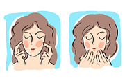 Beauty illustration Facial fitness, a Graphic by Melniklenart (Thumbnail 3 of 3)