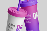 Drink Cup Mockup - 8 Views, a Cups & Container Mockup by Illusiongraphic (Thumbnail 22 of 23)