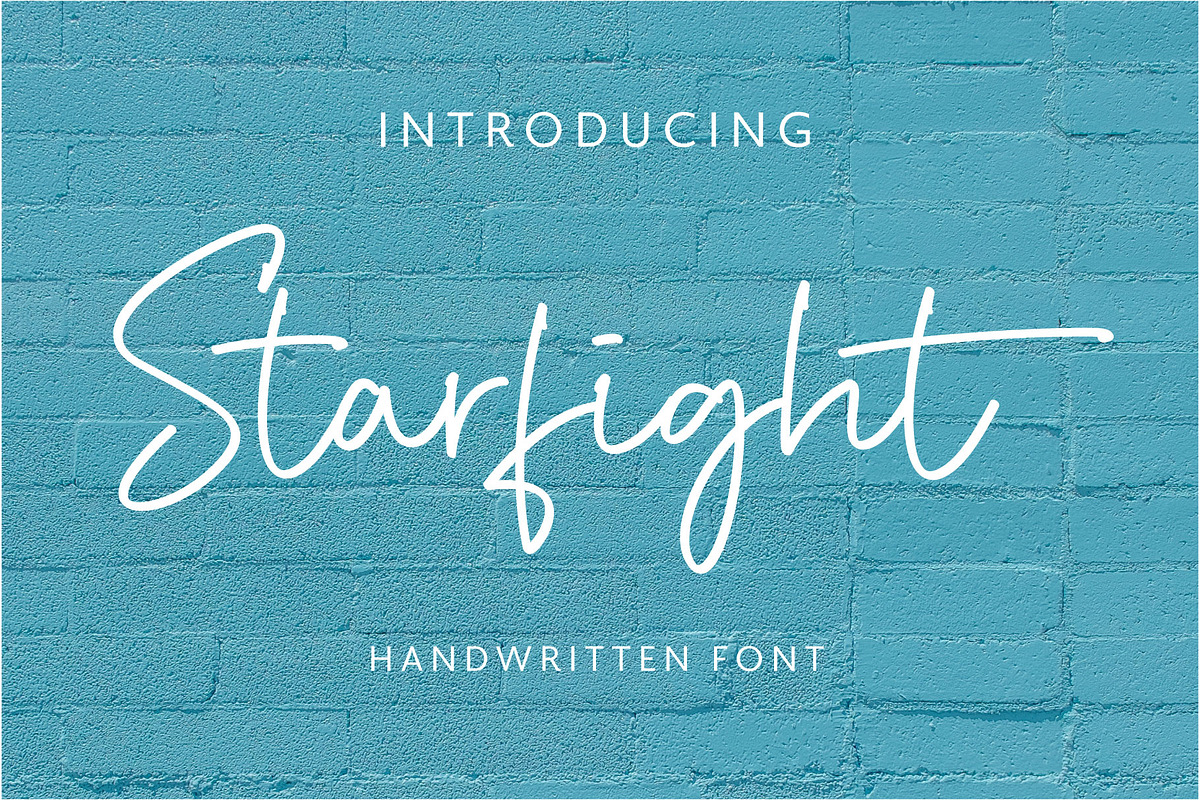 Starfight | Handwritten Font