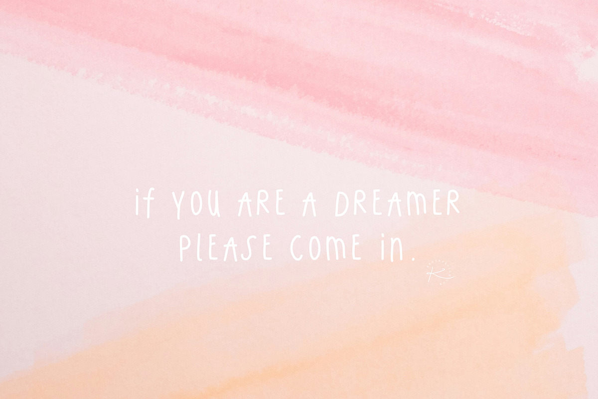 The Kids Font / handwritten, a Handwritten Font by KruthDesign (Photo 9 of 11)